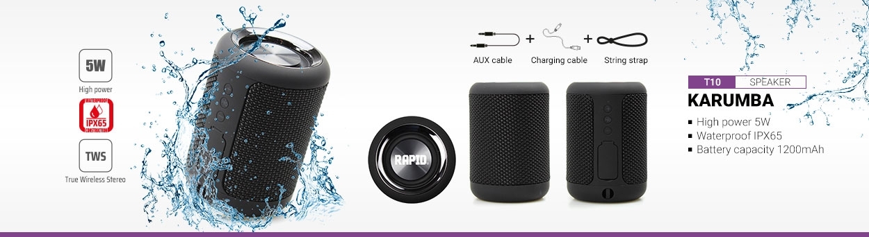 Waterproof bluetooth speaker KARUMBA