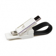 Magnetic USB cable keychain 3in1 MEXICO