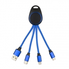 Multikabel USB z podświetlanym logo MANHATTAN