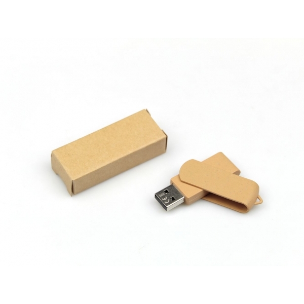 Biodegradable Twister USB flash drive 1-128GB
