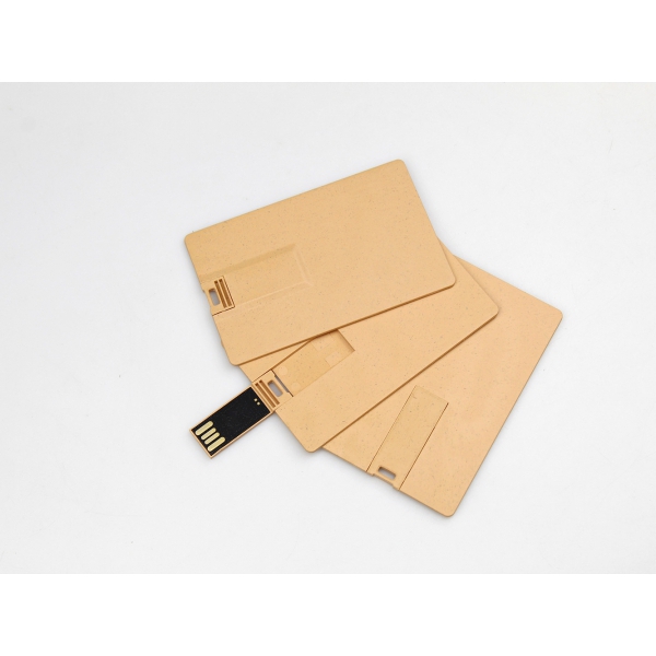 Biodegradable card USB flash drive 1-128GB