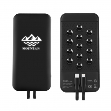 Wireless Power Bank with light up logo