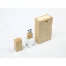 Wooden Crystal USB flash drive 1-128GB