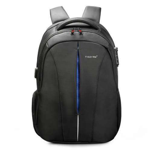 Business backpack with TSA lock and USB port with company logo 15.6