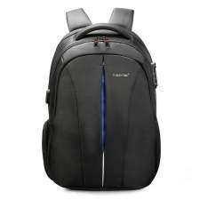 Business backpack with TSA lock and USB port with company logo 15.6