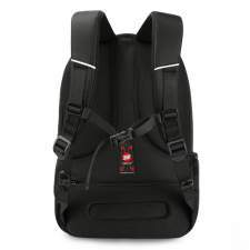 Business backpack with TSA lock and USB port with company logo 15.6