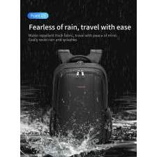 Urban anti-theft backpack with USB port and your custom print 15.6