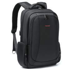 Urban anti-theft backpack with USB port and your custom print 15.6