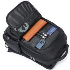 Urban anti-theft backpack with USB port and your custom print 15.6