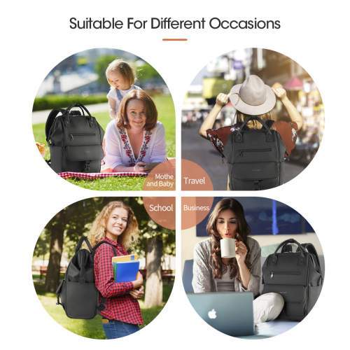 Waterproof 2-in-1 women's backpack with your print 14