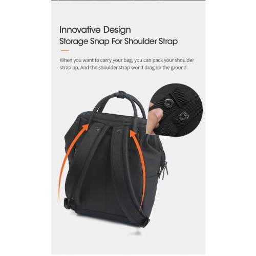 Waterproof 2-in-1 women's backpack with your print 14