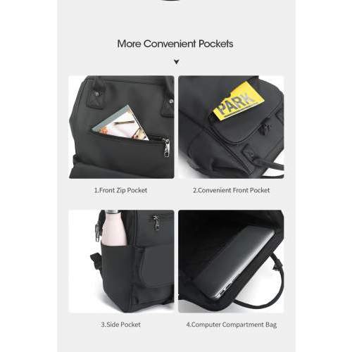 Waterproof 2-in-1 women's backpack with your print 14