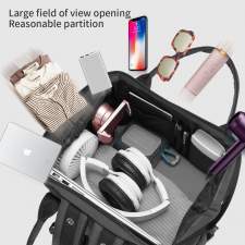 Waterproof 2-in-1 women's backpack with your print 14
