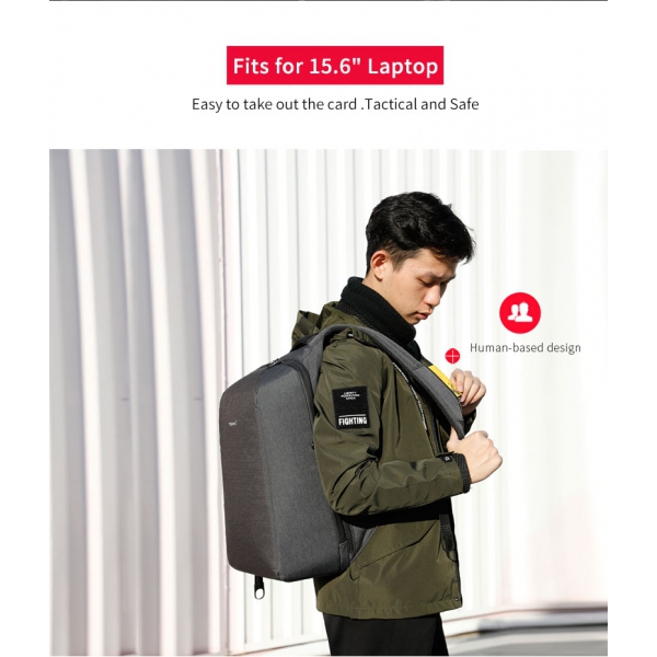 Multifuncional backpack with USB port 15.6