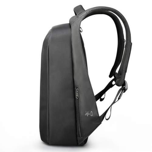 Urban anti-theft backpack with hidden zipper and company logo 15.6