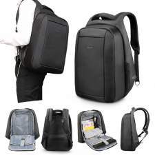 Urban anti-theft backpack with hidden zipper and company logo 15.6