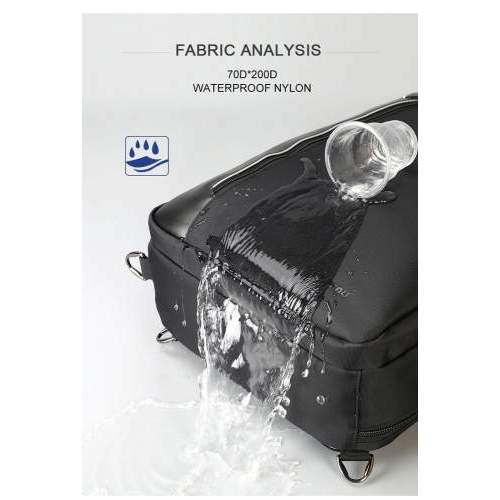 Multi-functional 4-in-1 business bag with USB port and your logo 15.6