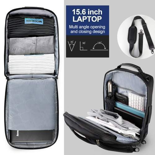 Multi-functional 4-in-1 business bag with USB port and your logo 15.6