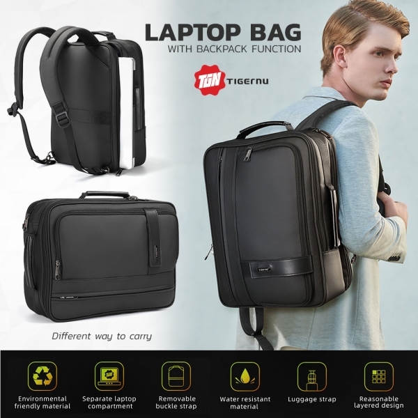 Torba i plecak na laptop 2w1 15