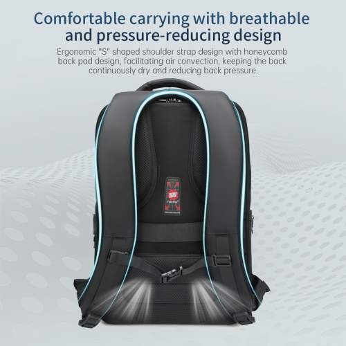 Bezpieczny plecak biznesowy z systemem 180° i Twoim logo 17