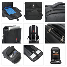 Bezpieczny plecak biznesowy z systemem 180° i Twoim logo 17