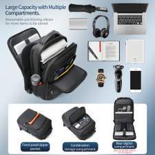 Bezpieczny plecak biznesowy z systemem 180° i Twoim logo 17