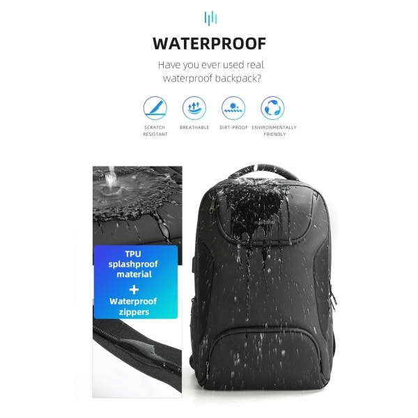 Plecak wodoodporny na laptop 15.6
