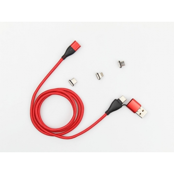 Kabel USB magnetyczny HUNDRED 6w1 5A (100W)
