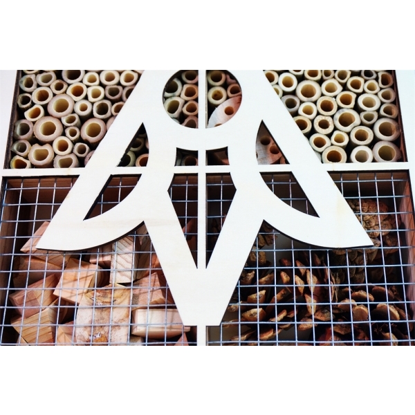 Insect hotel with your logo