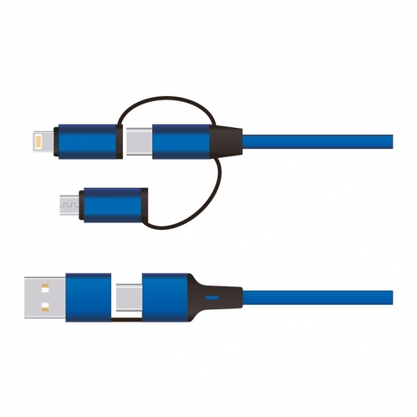 TRIPLE COMBO data cable with 60W fast charging