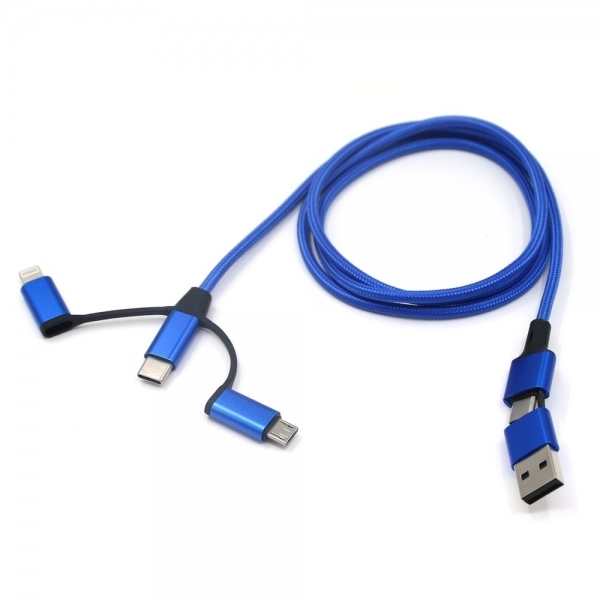 TRIPLE COMBO data cable with 60W fast charging