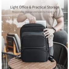 Modern expandable urban backpack with logo printing 15.6