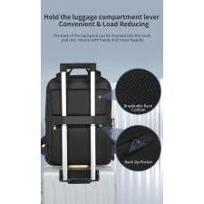 Modern expandable urban backpack with logo printing 15.6