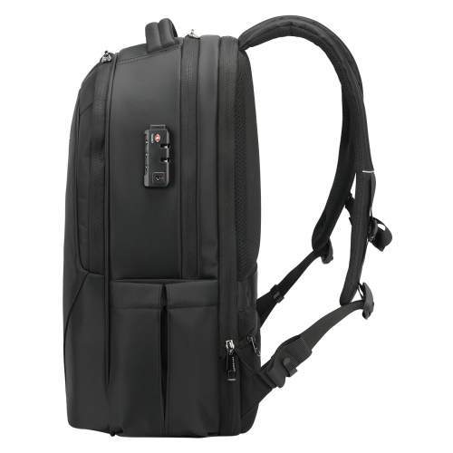 Anti-theft expandable backpack with USB port with your logo 17