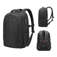 Anti-theft expandable backpack with USB port with your logo 17