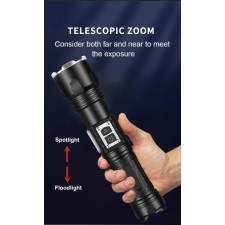 Telescopic flashlight 2500mAh