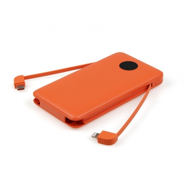 Powerbank CAMBRIDGE with built-in cables & LED display 10000mAh