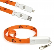 6in1 Lanyard USB cable COLORADO with data transfer