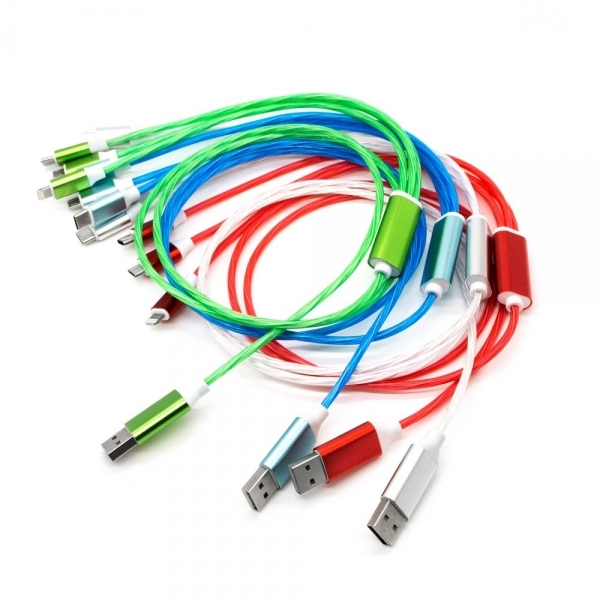 Świecący kabel USB 3w1 EDMONTON