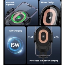 Automatic car holder wireless charger