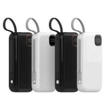 Power Bank with built-in Type-C cable & fast charging CALIFORNIA 20000mAh