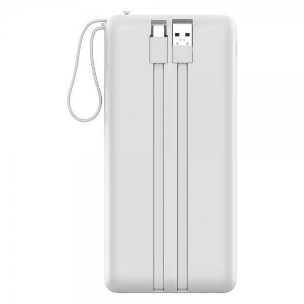 Power Bank with 3 built-in cables & fast charging LONDON 30K 30000mAh
