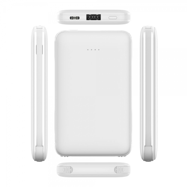 Power bank AMSTERDAM with built-in cables 5000mAh