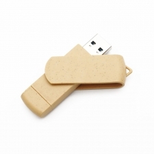 Biodegradable USB flash drive 2in1 1-128GB