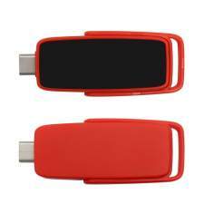 Pamięć USB wysuwana 2w1 OTG USB-C z podświetlanym logo  8-128GB