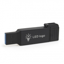 Light Up logo 2in1 Type-C USB flash drive 8-128GB