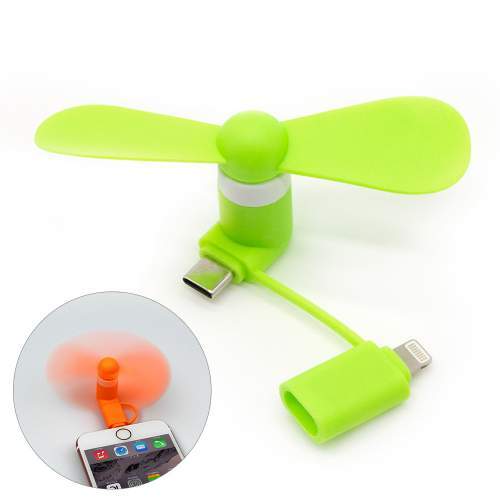 Mini USB fan 2in1 Type-C