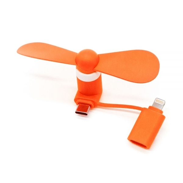 Mini USB fan 2in1 Type-C