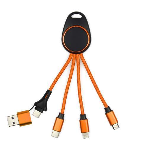 Multikabel USB z podświetlanym logo MANHATTAN C