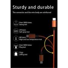 Multikabel USB z podświetlanym logo MANHATTAN C